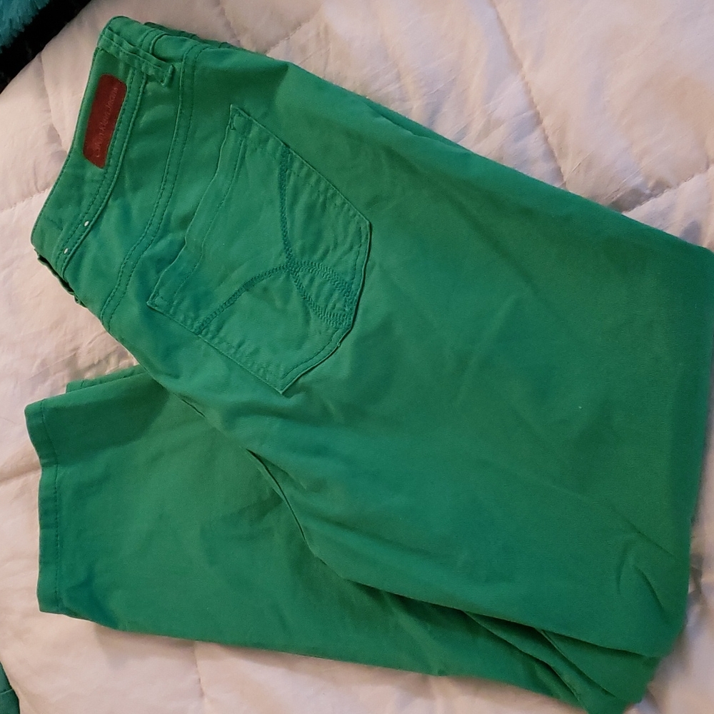 Calvin Klein Jeans Skinny Green Women's Pants